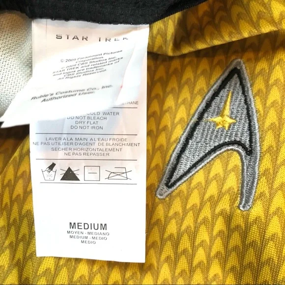 🔥Bundle🔥 2 Star Trek Halloween Costumes Captain Kirk & Lt. Uhura siblings kids - Picture 8 of 9